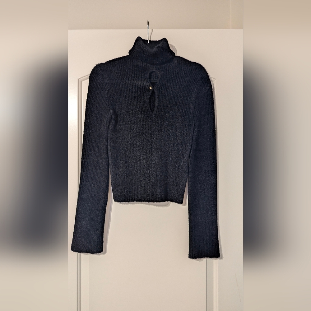 Moncler Black Turtleneck Sweater